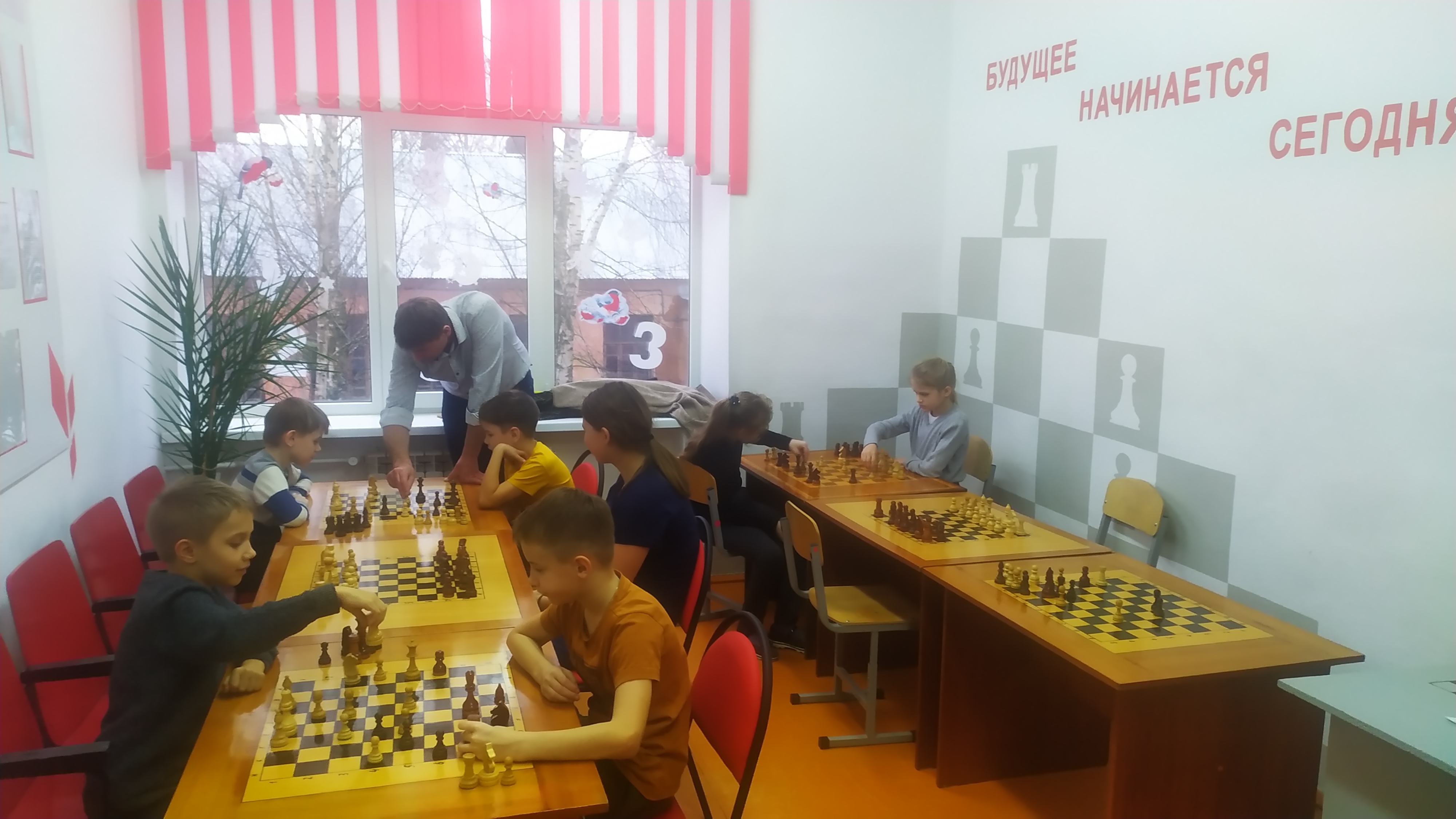 Занятия кружка Мир шахмат